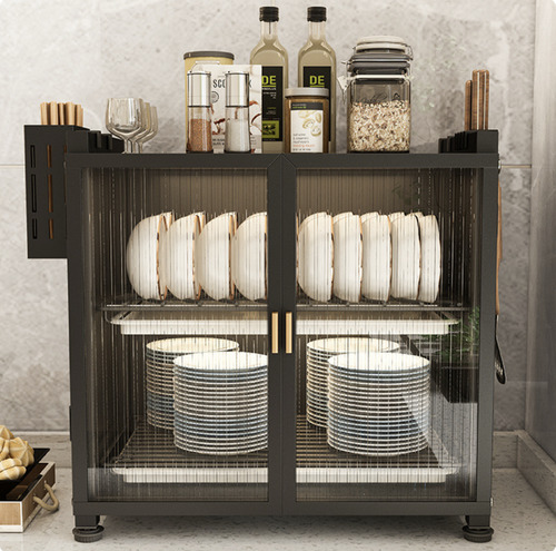 Estante Escurridor Almacenamiento Cocina Alacena 2 Niveles Color Negro