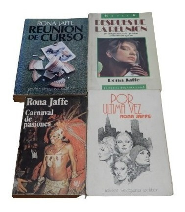 Lote 4 Libros De Rona Jaffe Después De La Reunión De &-.