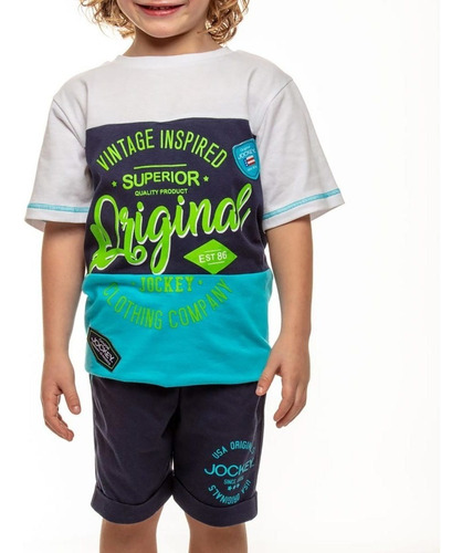 Pijama Niño Jockey Cotton Estampado Rrc