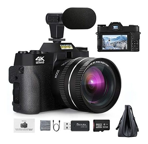 Camara Digital 4k Videocamara 48mp 3.0  Ips