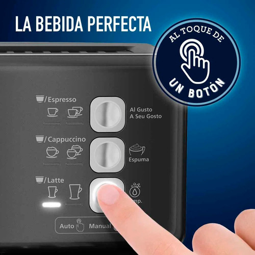 Cafetera Express Oster Espresso Em6603b 15 Bares Negro 15 Ba