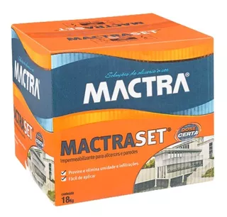 Revestimento Impermeabilizante Mactraset Mactra 18 Kg Parede