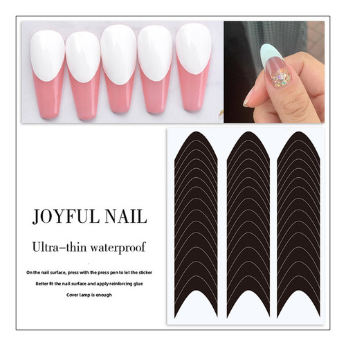 Pasta De Uñas Francesa K French Side Crescent Smile Line V-n