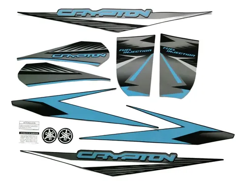Kit Completo De Calcomanías Yamaha Crypton 2022