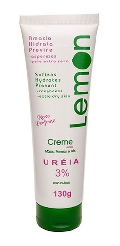 Lemon Creme Para Mãos, Pernas E Pés Ureia 3% 130g