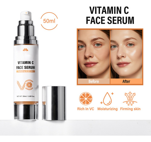 Sérum De Vitamina C Hidratante, Hidratante, Reafirmante, Ela
