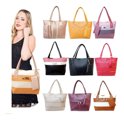 Bolsas Para Dama Mayoreo Económicas Lote 10 Bolsos De Moda