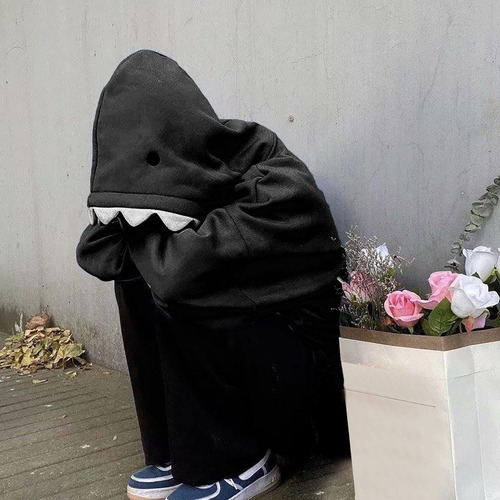 Sudadera Con Capucha De Tiburón Para Ropa Casual Diaria