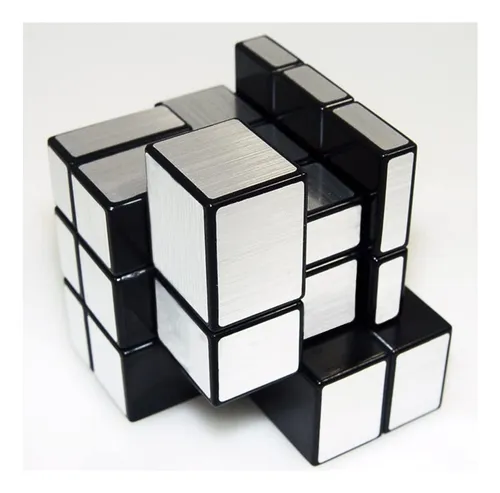 Cubo De Espejo Plateado, Juguete De Cubo De Rubik De 5,7 Cm