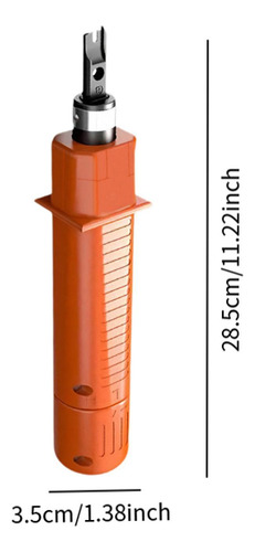 Punch Down Tool Multipropósito Alta Dureza Punch Naranja