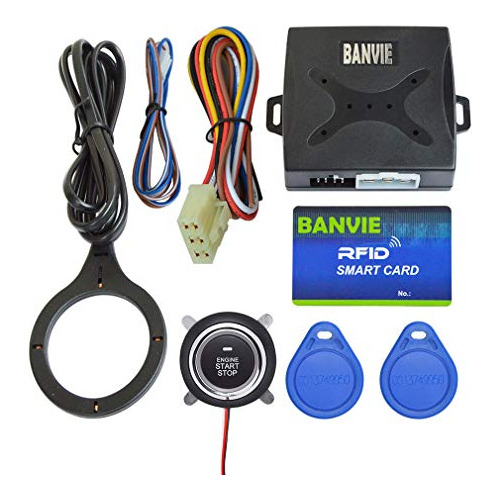 Car Rfid Alarm System Push To Engine Start Stop Button ...