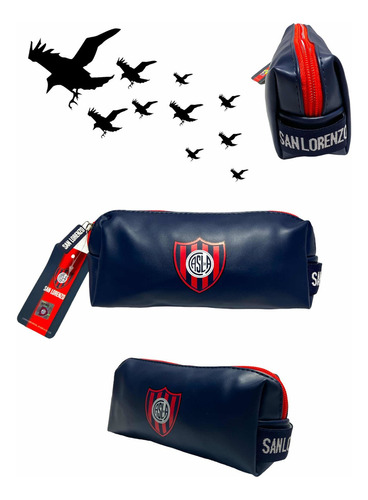 Cartuchera De Racing Club Canopla Organizador El + Ganador! Color San Lorenzo