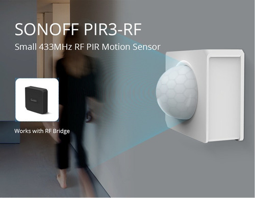 Sonoff Sensor Pir3-rf Detector De Presencia Infrarrojo