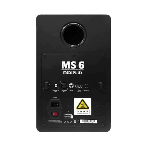 Imagen 4 de 8 de Par Monitores De Estudio Activos Midiplus Ms6 6