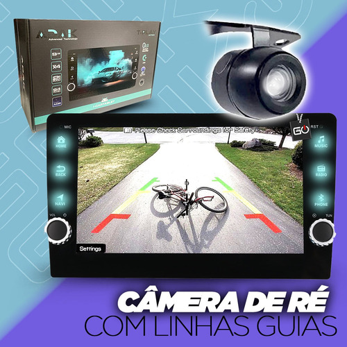 Multimidia + Módulo Hdtv 1080p Carplay Android Peugeot 207