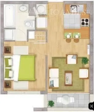 Se Vende Departamento En Talca, Cuatro Nte. 955 (alameda)