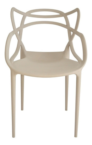 Cadeira de jantar Top Chairs Top Chairs Allegra, estrutura de cor  nude, 6 unidades
