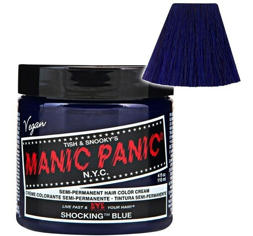 Shocking Blue Tinte Azul Manic Panic 4oz Arctic Fox Punky