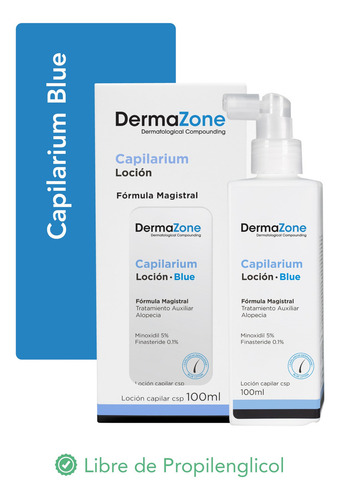 Loción DermaZone CAPILARIUM alopecia de 100mL 100g