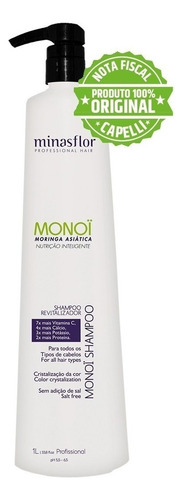 Shampoo Revitalizante Monoi Nutrição Intensa 1 Lt Minasflor