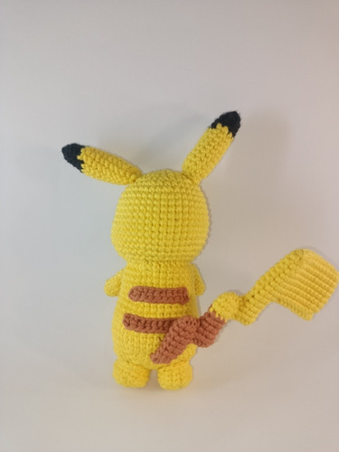 Pikachu Tejido Amigurumi Hecho A Mano 20 Cm