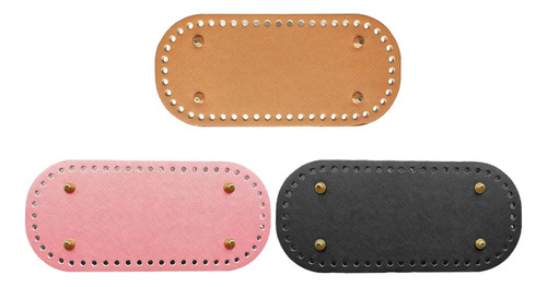 Bolsas De Hombro De Ganchillo Diy Negro Marrón Rosa