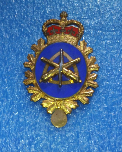 Regimiento De Artilleria Real Escudo Metal 6cm