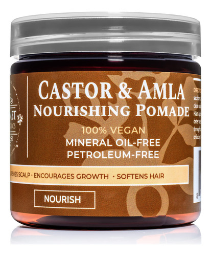 Qhemet Biologics Castor & Amla Nutritiva Pomada Acondicion