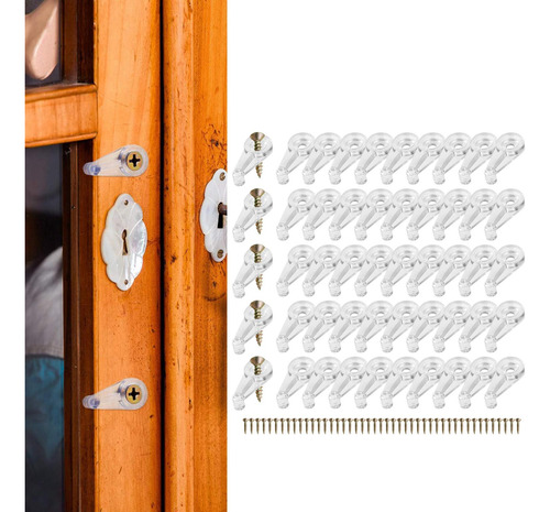 2 X 50 Piezas Clips De Retenedor De Vidrio Clips De Soporte