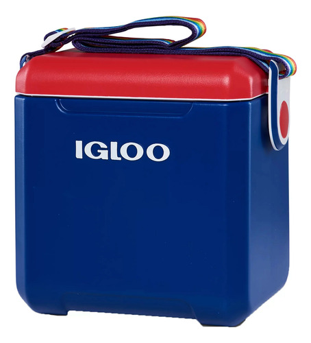 Igloo Tag Along Too Hielera Portatil 11qt(10.40 Lts) Deep Blu/white/racer Red