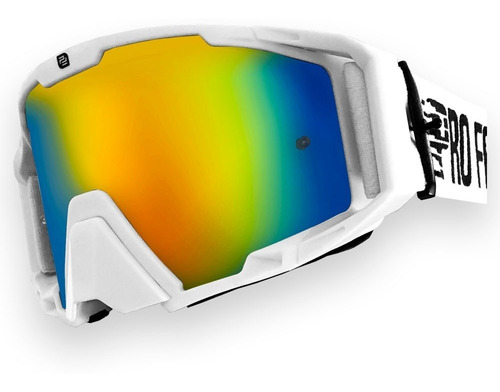 Antiparra Pro Factory Mx1 Visor Espejado Y Transparente Md