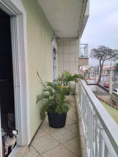 Imagem 8 de 20 de Cobertura À Venda, 154 M² Por R$ 448.000,00 - Vila Camilópolis - Santo André/sp - Co0467