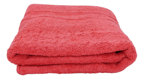 Juego 3 Toalla De Baño Grande Cuerpo Completo Algodón Suave Color Rojo 2 Rayas