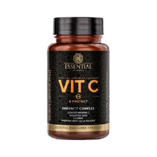 Kit 2 Vit C 4 Vitamina C Essential Nutrition 120 Cápsulas
