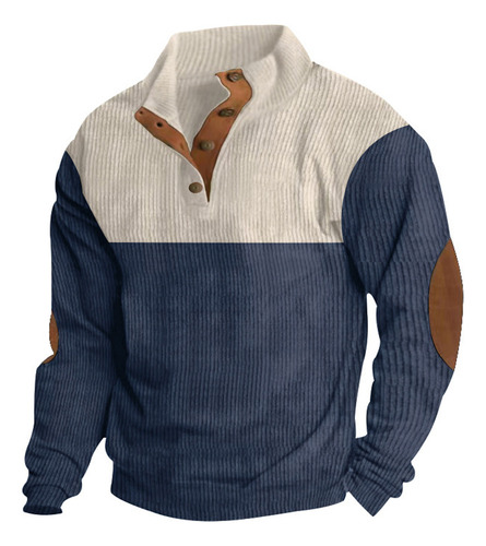 Sudadera Deportiva Con Bloques De Color Para Hombre