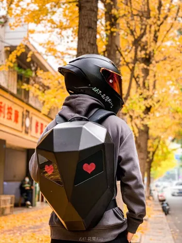 Mochila Para Moto, Mochila Impermeable Con Casco