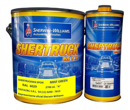 Pintura Epoxi Ral 6029 X 3.6 Lts. Verde Menta Brillante