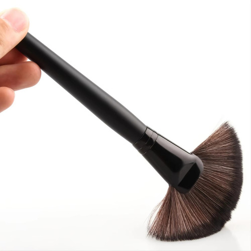 Set 32 Brochas Y Pinceles Maquillaje Negro Estuche Make Up Negro