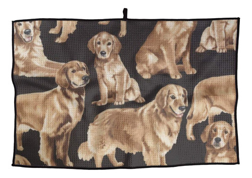 Toalla De Golf Golden Retrievers Toalla Deportiva 23x15...