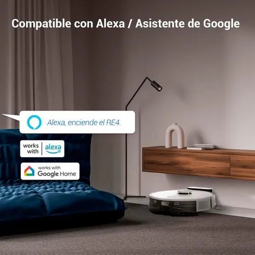 Aspiradora Robot Smart Re5 Wifi Alexa 3 En 1 4930mah Ezviz