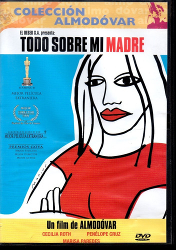 Todo Sobre Mi Madre / Col. Almodóvar Penélope Cruz Pel. Dvd 