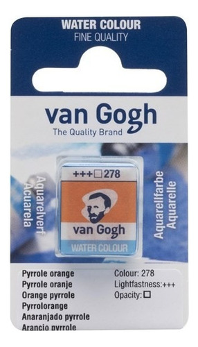 Aquarela Van Gogh Pyrrole Orange +++278 Pastilha