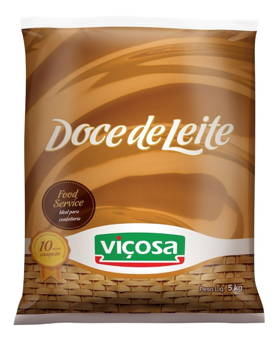 Doce De Leite Viçosa 5 Kg Doce De Leite Viçosa Tradicional Food Service - 5kg | EmpórioMarinhaGrande