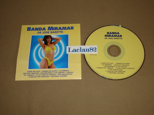 Banda Miramar De Jose Barette 1999 Im Cd 