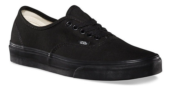 zapatos vans en negro