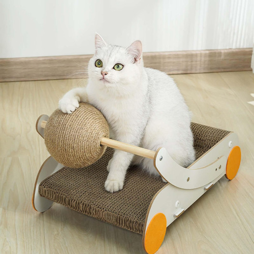 Rascador Para Gatos Con Bola, Protector De Muebles, Juguetes