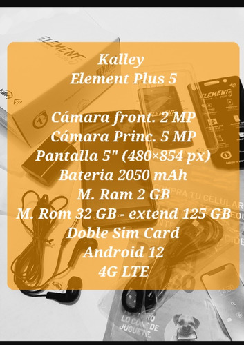 Celular Kalley Element Plus 5