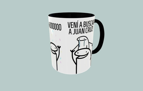 Plantillla Taza Flork Eduardo Veni A Buscar A Juan Cruz