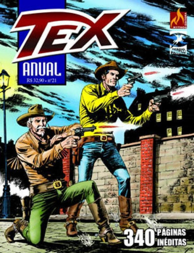 Tex Anual Nº 021, De Ruju, Pasquale. Editora Mythos, Capa Mole Em Português