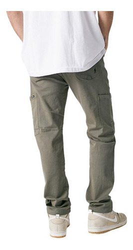 Jogger Cargo Betheone Sin Solapa Verde Militar